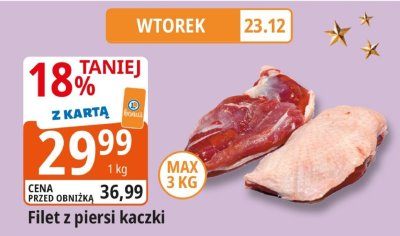 Filet z piersi kaczki promocja w Leclerc