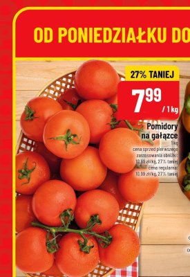 Pomidory na gałązce promocja w POLOmarket