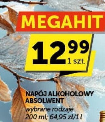 Napój alkoholowy Absolwent wybrane rodzaje promocja w ABC