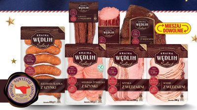 Kiełbasa Kraina Wędlin Select Kiełbasa Śląska z Szynki promocja w Biedronka