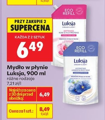 Mydło w płynie, różne rodzaje promocja w Biedronka