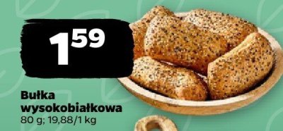 Bułka wysokobiałkowa promocja w Netto