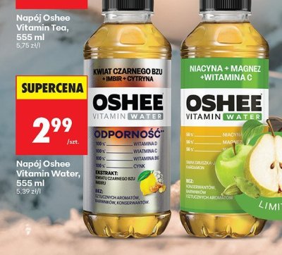 Napój Vitamin Water kwiat czarnego bzu imbir+cytryna  promocja w Biedronka