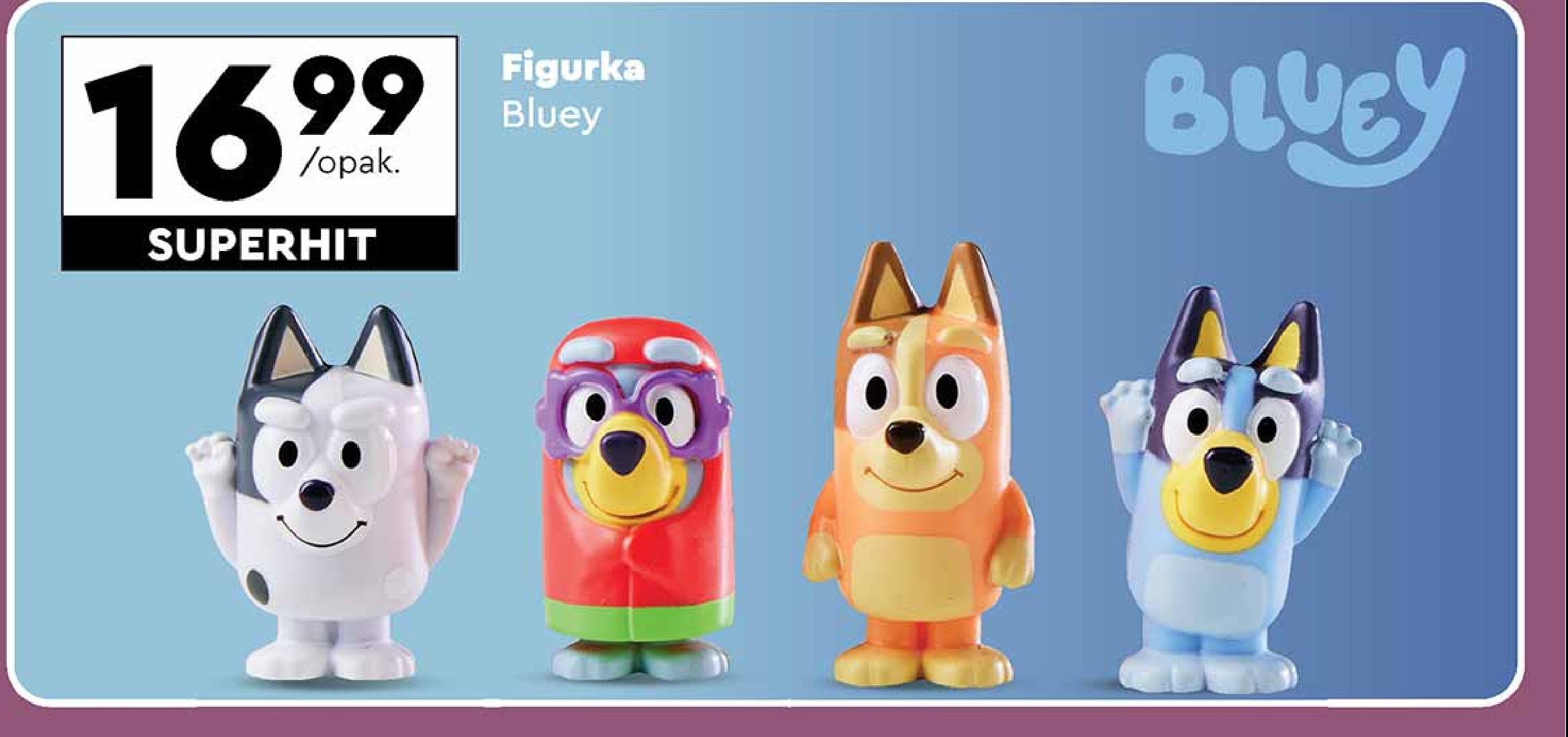 Figurka Bluey promocja w Biedronka