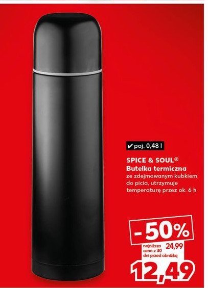 Butelka termiczna 480 ml Spice&soul promocja w Kaufland