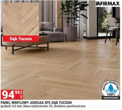 Panel winylowy Jodełka SPC Dąb Tucson promocja w Merkury Market