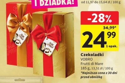 Czekoladki VOBRO Frutti di Mare promocja w Intermarche