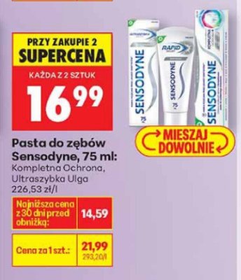 Pasta do zębów Kompletna Ochrona promocja w Biedronka