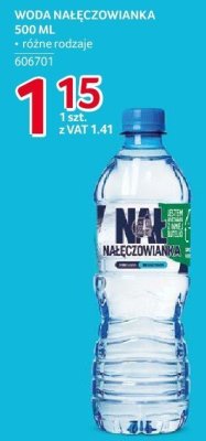 Woda Nałęczowianka różne rodzaje promocja w Selgros
