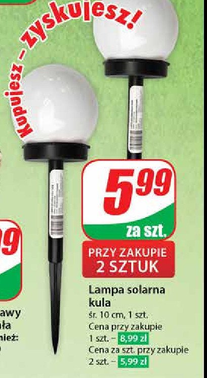 Kula solarna 10 cm promocja