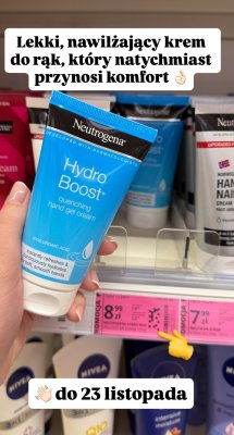 Krem do rąk Hydro Boost quenching  promocja w Hebe