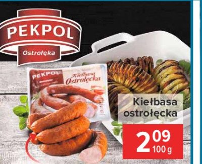 Kiełbasa ostrołęcka Pekpol promocja