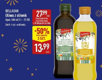 Oliwa z oliwek Bellasan promocja w Aldi
