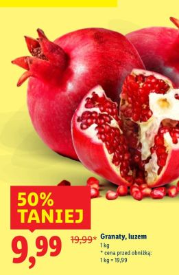 Granaty, luzem promocja w Lidl
