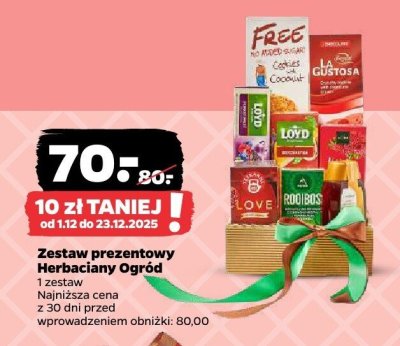 Zestaw prezentowy Herbaciany Ogród promocja w Netto