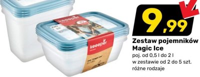Zestaw pojemników Magic Ice promocja w Bricomarche