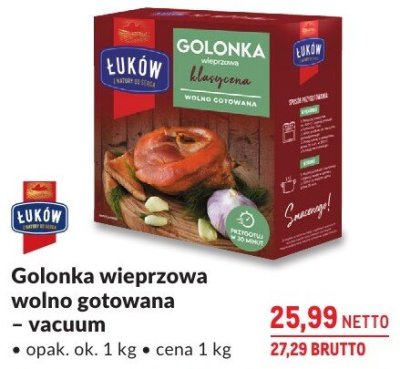 Golonka wieprzowa wolno gotowana – vacuum promocja w Makro