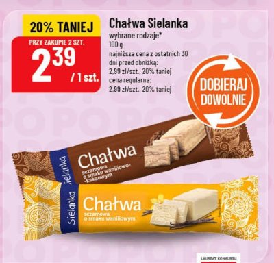 Chałwa Sielanka promocja w POLOmarket