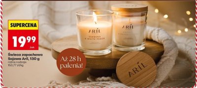 Świeca zapachowa Sojowa Aril 130 g promocja w Biedronka