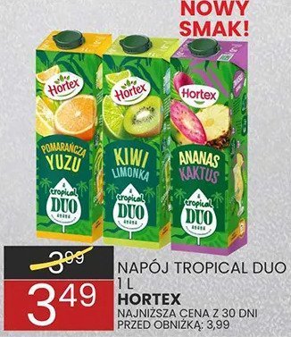 Napój Tropical Duo Hortex promocja w Wafelek