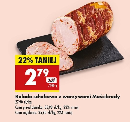 Rolada schabowa z warzywami Mościbrody promocja