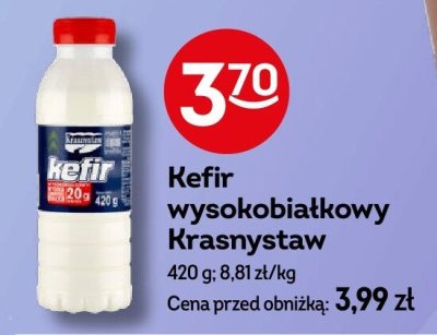 Kefir wysokobiałkowy Krasnystaw promocja w Żabka