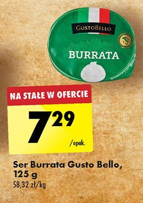 Ser burrata Gustobello promocja