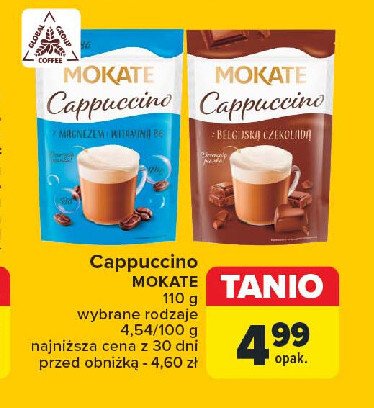 Cappuccino z belgijską czekoladą Mokate cappuccino promocja