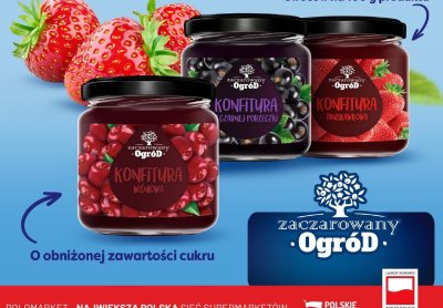 Konfitura z czarnej porzeczki Zaczarowany Ogród promocja w POLOmarket