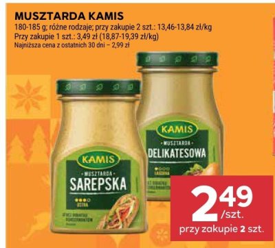 Musztarda Kamis Sarepska promocja w Stokrotka