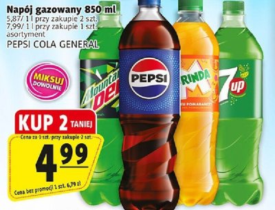 Napój gazowany 850 ml PEPSI COLA GENERAL promocja w Prim Market