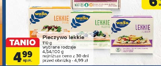 Pieczywo lekkie żytnie Wasa promocja