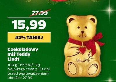 Czekoladowy miś Teddy promocja w Netto