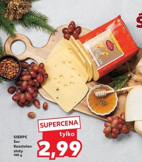 Ser kasztelan złoty Sierpc promocja w Kaufland