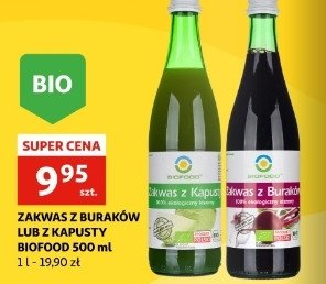 Sok z buraków kiszonych Bio food promocja