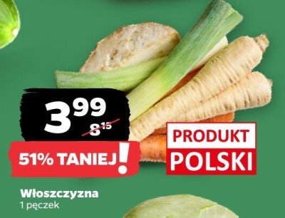 Włoszczyzna 1 pęczek Netto promocja w Netto