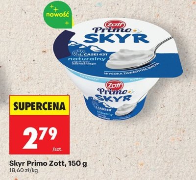 Jogurt Skyr Primo 150 g promocja w Biedronka