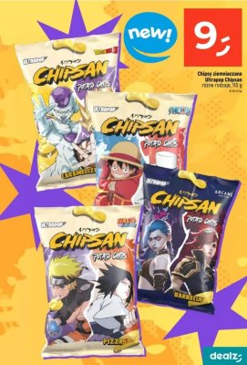 Chipsy ziemniaczane Ultrapop Chipsan różne rodzaje, Arcane Barbecue promocja w Dealz