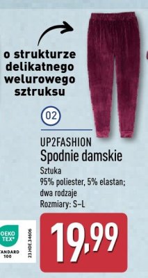 Spodnie damskie UP2FASHION promocja w Aldi