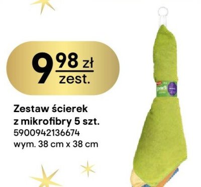 Zestaw ścierek z mikrofibry 5 szt. promocja w Castorama