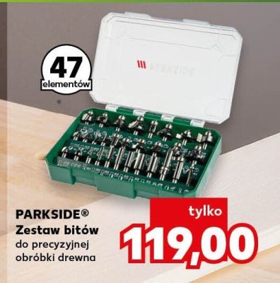 Zestaw bitów do precyzyjnej obróbki drewna promocja w Kaufland