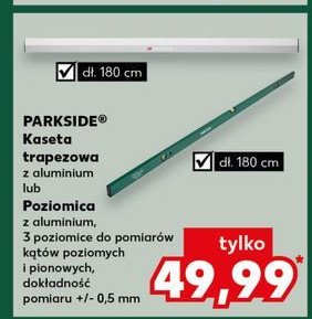 Kaseta trapezowa 180 cm Parkside promocja