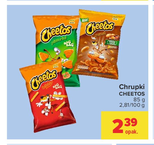 Chupki orzechowe Cheetos Frito lay cheetos promocja