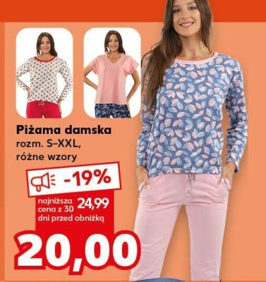 Piżama damska promocja w Kaufland