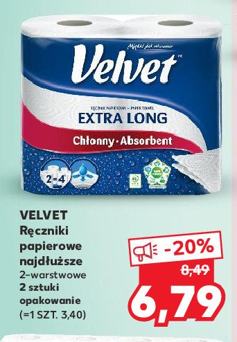 Ręcznik papierowy Velvet extra long promocje