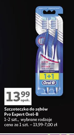 Szczoteczka all in one średnia Oral-b pro-expert promocja w Auchan