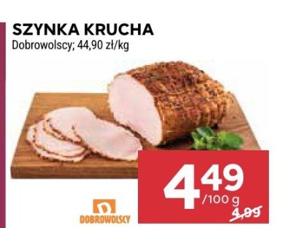 Szynka Krucha Dobrowolscy promocja w Stokrotka