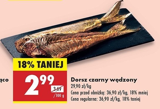 Dorsz czarny wędzony promocja