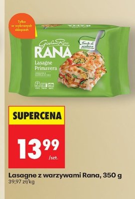 Lasagne z warzywami Rana promocja w Biedronka