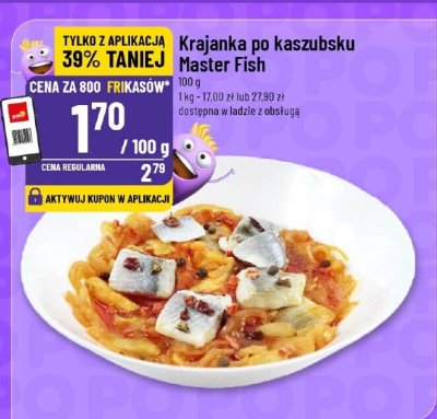 Krajanka po kaszubsku Master Fish promocja w POLOmarket